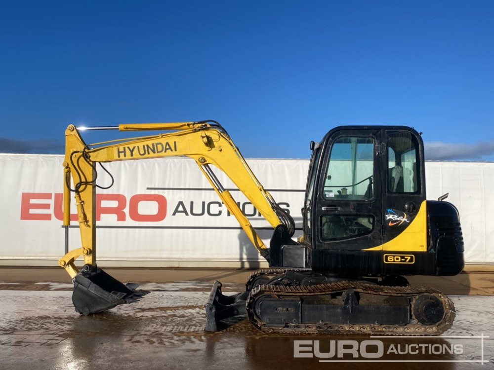 Hyundai R60-7 - Μίνι εκσκαφέας: φωτογραφία 2 Hyundai R60-7 - Μίνι εκσκαφέας: φωτογραφία 2
