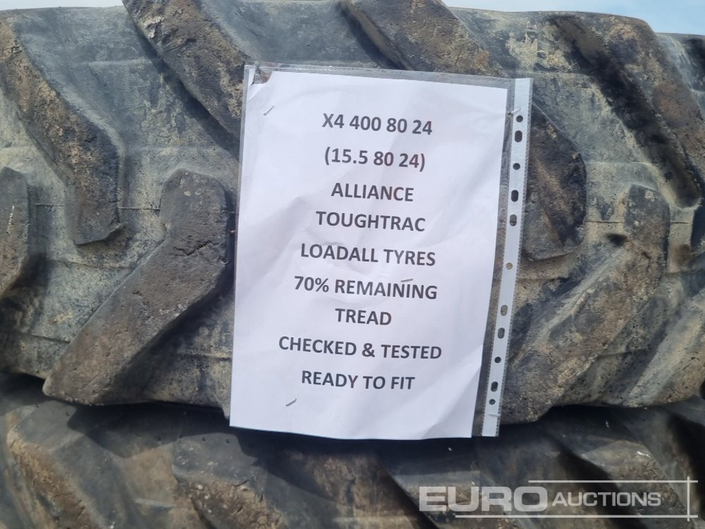 Ελαστικό JCB 15.5/80 R24 Tyre (4 of): φωτογραφία 9