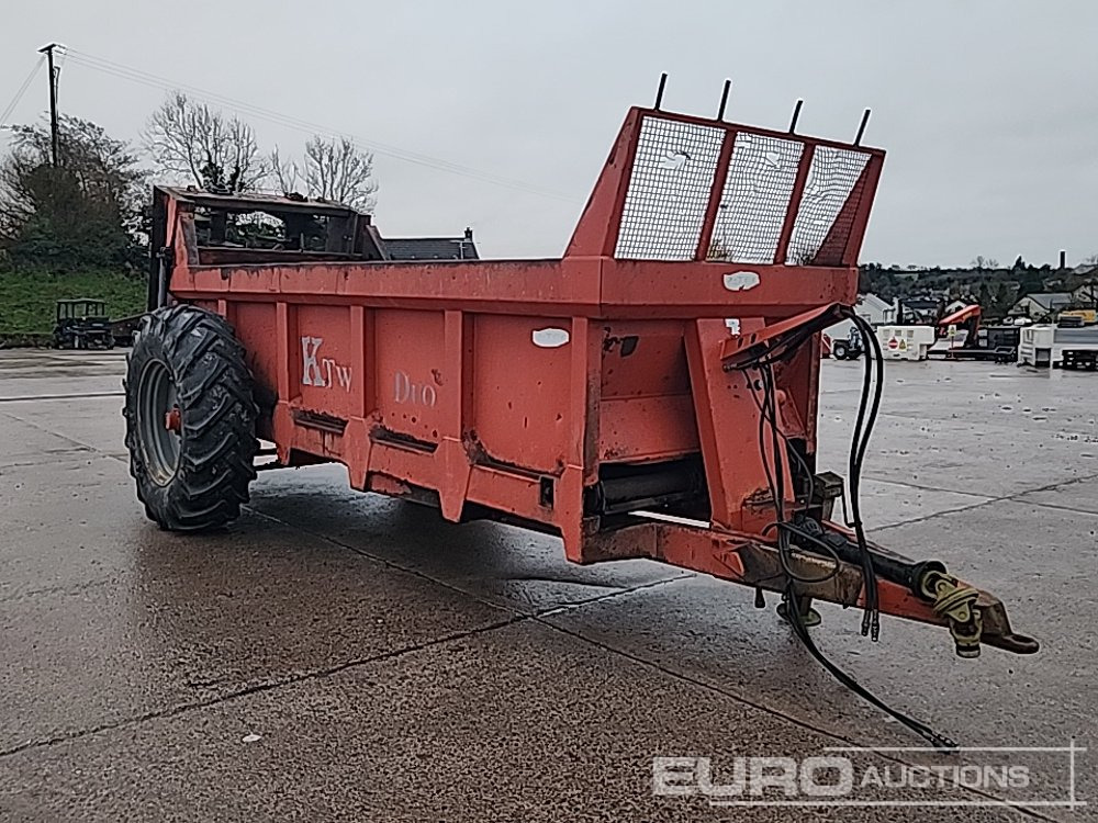 K Two Duo Muck Spreader - Ρυμούλκα για τρακτέρ: φωτογραφία 4 K Two Duo Muck Spreader - Ρυμούλκα για τρακτέρ: φωτογραφία 4