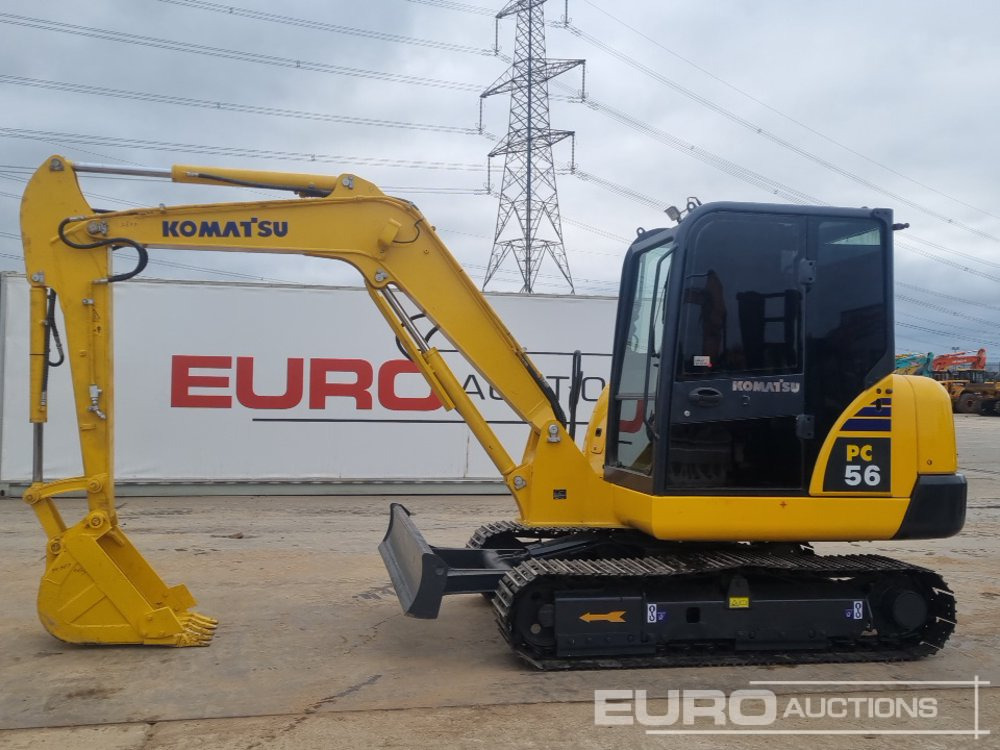Komatsu PC56-7 - Μίνι εκσκαφέας: φωτογραφία 2 Komatsu PC56-7 - Μίνι εκσκαφέας: φωτογραφία 2