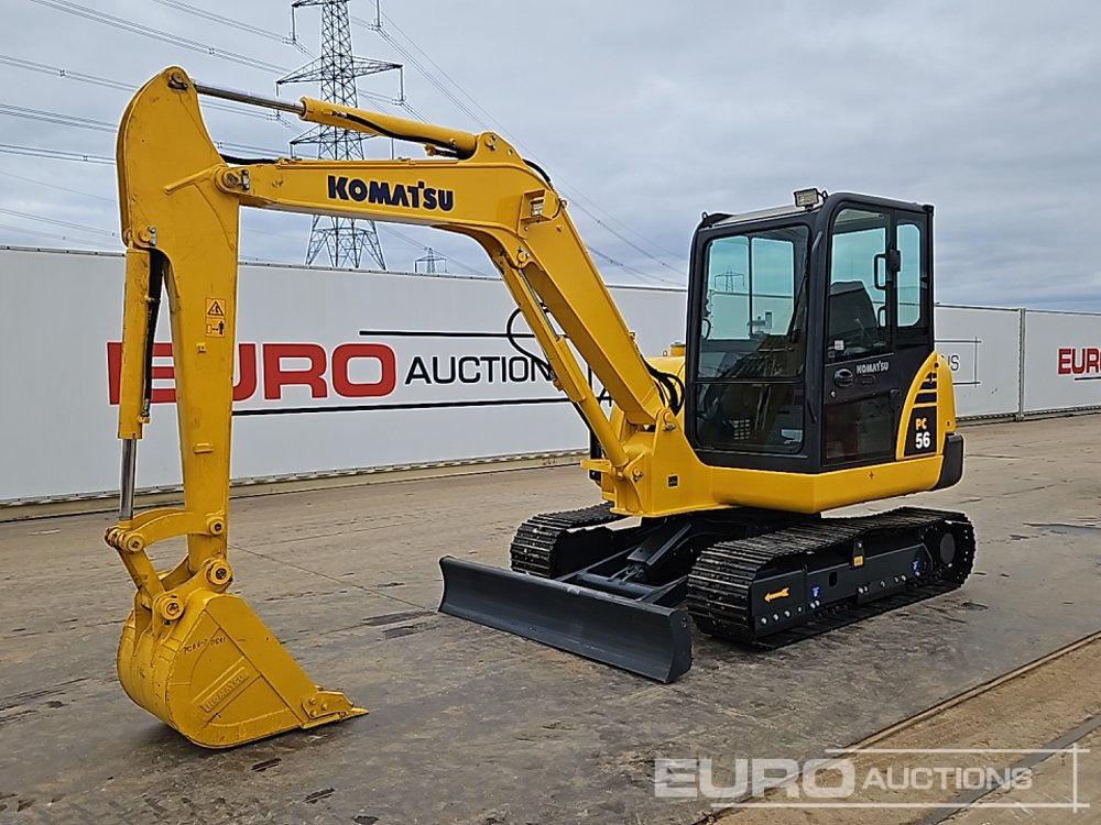 Komatsu PC56-7 - Μίνι εκσκαφέας: φωτογραφία 1 Komatsu PC56-7 - Μίνι εκσκαφέας: φωτογραφία 1