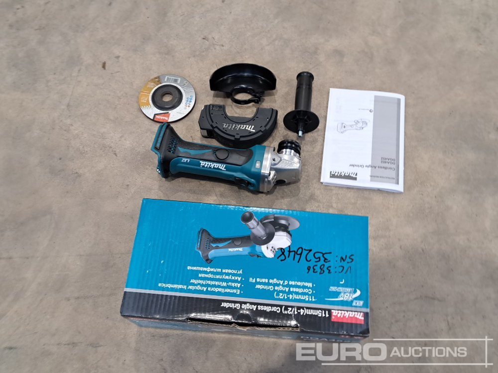 Makita Cordless Angle Grinder - Εξοπλισμός γκαράζ: φωτογραφία 4 Makita Cordless Angle Grinder - Εξοπλισμός γκαράζ: φωτογραφία 4