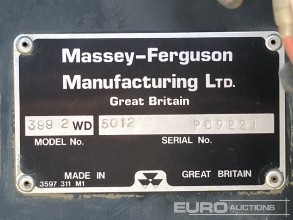 Massey Ferguson 399 - Τρακτέρ: φωτογραφία 5 Massey Ferguson 399 - Τρακτέρ: φωτογραφία 5
