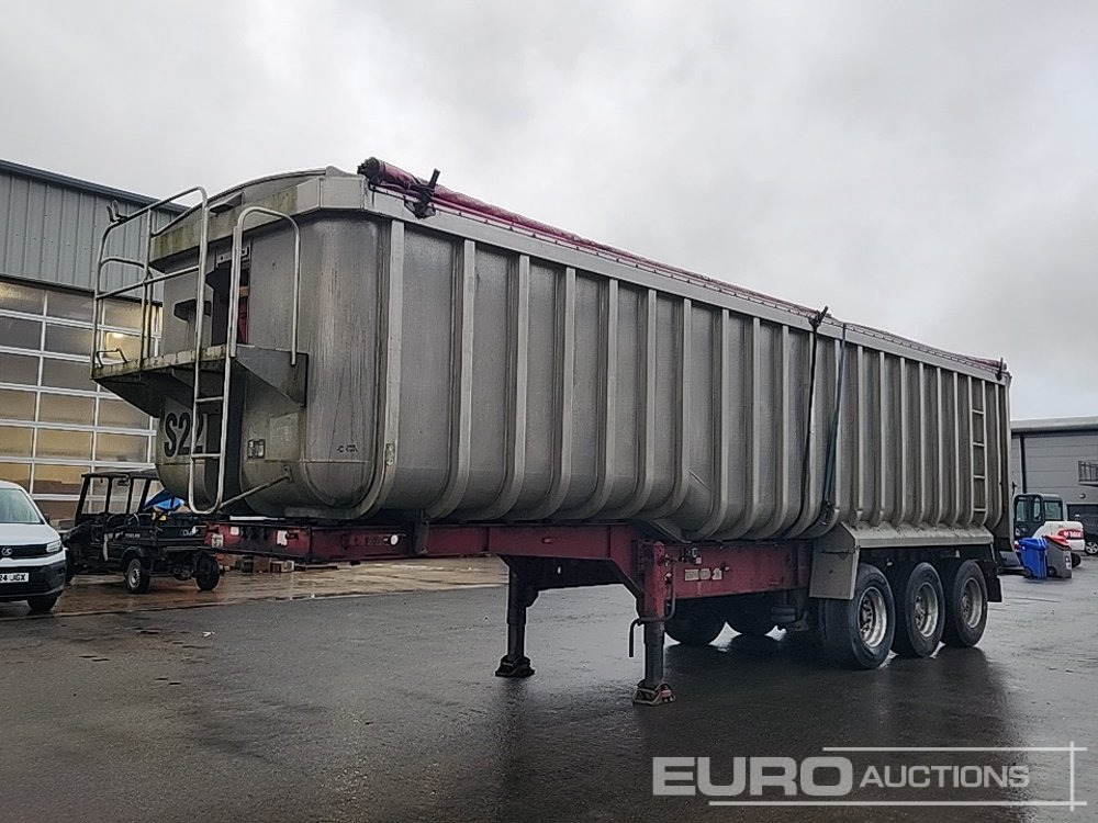 Montacon Tri Axle Bulk Tipping Trailer, Roll Over Cover - Επικαθήμενο ανατρεπόμενο: φωτογραφία 1 Montacon Tri Axle Bulk Tipping Trailer, Roll Over Cover - Επικαθήμενο ανατρεπόμενο: φωτογραφία 1
