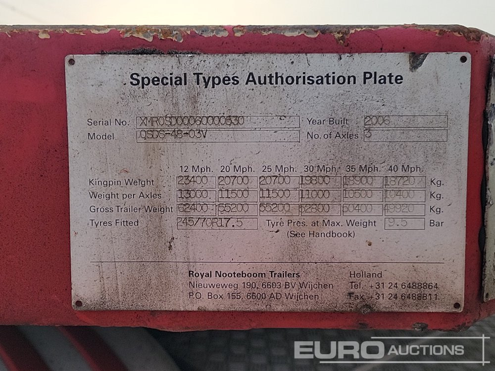 Επικαθήμενο με χαμηλό δάπεδο Nooteboom OSDS-48-03V: φωτογραφία 49