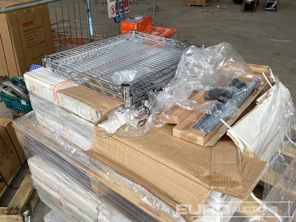 Pallet of Metal Shelving - Εξοπλισμού κατασκευών: φωτογραφία 4 Pallet of Metal Shelving - Εξοπλισμού κατασκευών: φωτογραφία 4
