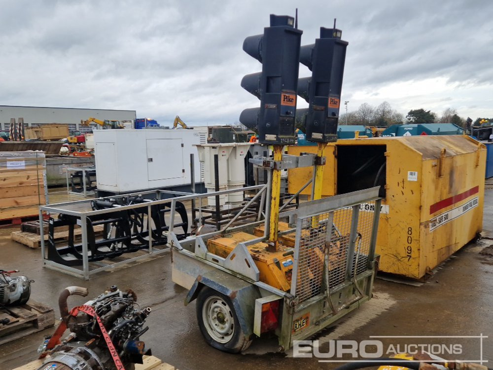 Pike Single Axle Traffic Light System Trailer, Ramp - Τρέιλερ μεταφοράς μηχανημάτων: φωτογραφία 3 Pike Single Axle Traffic Light System Trailer, Ramp - Τρέιλερ μεταφοράς μηχανημάτων: φωτογραφία 3