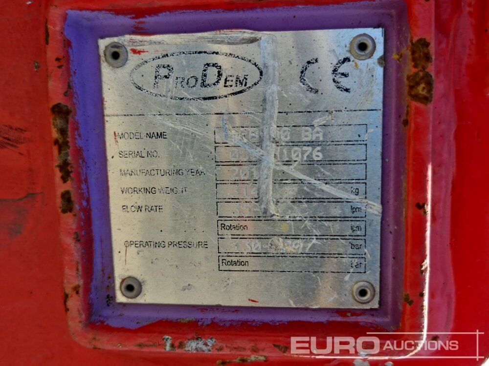Υδραυλικό σφυρί Prodem PRB050 BA: φωτογραφία 18 Υδραυλικό σφυρί Prodem PRB050 BA: φωτογραφία 18