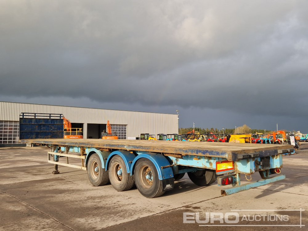 SDC 45' Tri Axle Flat Trailer, BPW Axles - Επικαθήμενο πλατφόρμα/ Καρότσα: φωτογραφία 2 SDC 45' Tri Axle Flat Trailer, BPW Axles - Επικαθήμενο πλατφόρμα/ Καρότσα: φωτογραφία 2