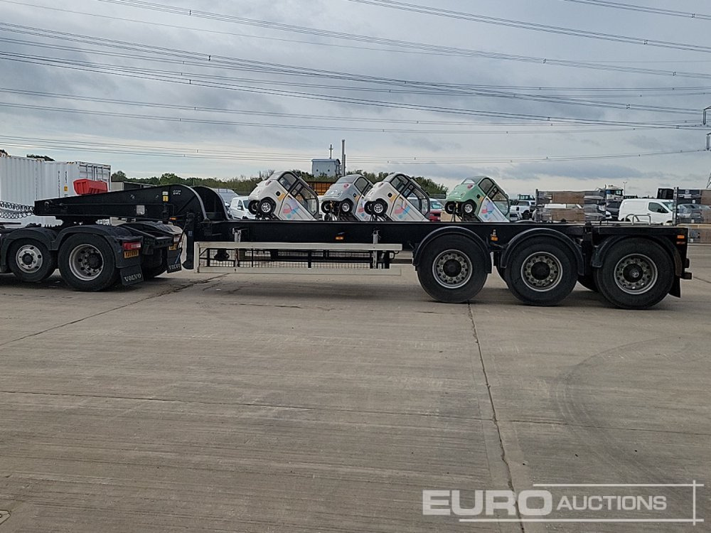 SDC Tri Axle Skeleton Trailer, Twist Locks - Επικαθήμενο πλατφόρμα/ Καρότσα: φωτογραφία 2 SDC Tri Axle Skeleton Trailer, Twist Locks - Επικαθήμενο πλατφόρμα/ Καρότσα: φωτογραφία 2