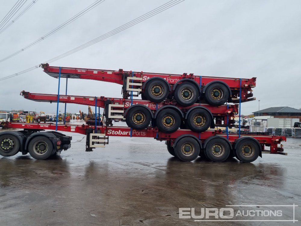 SDC Tri Axle Sliding Skeletal Trailer (3 of) - Επικαθήμενο πλατφόρμα/ Καρότσα: φωτογραφία 2 SDC Tri Axle Sliding Skeletal Trailer (3 of) - Επικαθήμενο πλατφόρμα/ Καρότσα: φωτογραφία 2