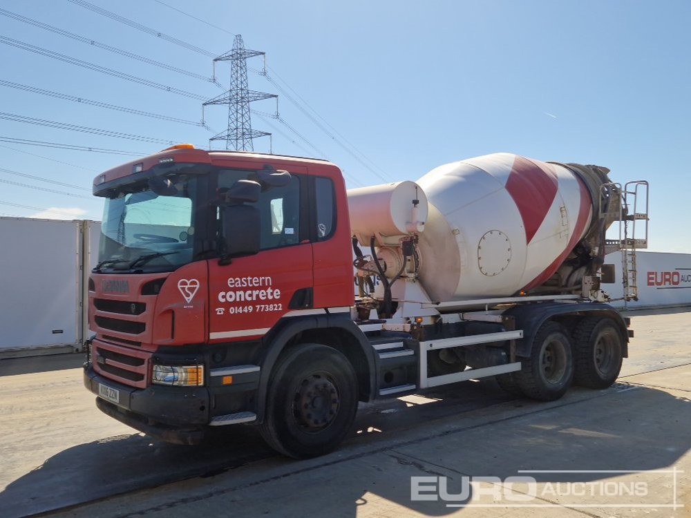 Scania P320 - Μπετονιέρα φορτηγό: φωτογραφία 1 Scania P320 - Μπετονιέρα φορτηγό: φωτογραφία 1