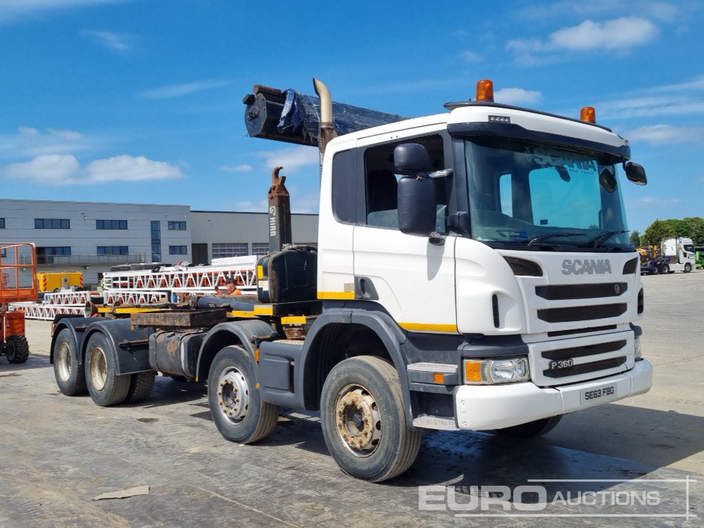 Φορτηγό φόρτωσης γάντζου Scania P360: φωτογραφία 7