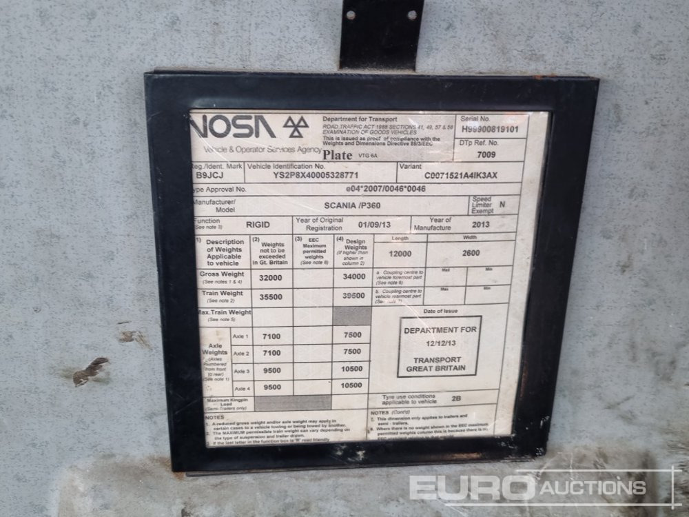 Φορτηγό φόρτωσης γάντζου Scania P360: φωτογραφία 47