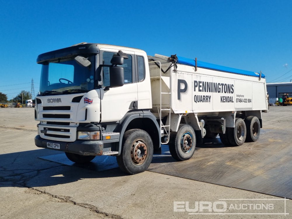 Scania P380 - Φορτηγό ανατρεπόμενο: φωτογραφία 1 Scania P380 - Φορτηγό ανατρεπόμενο: φωτογραφία 1