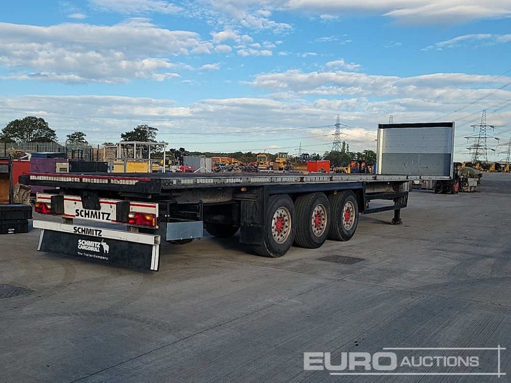 Schmitz Tri Axle Flatbed Trailer - Επικαθήμενο πλατφόρμα/ Καρότσα: φωτογραφία 5 Schmitz Tri Axle Flatbed Trailer - Επικαθήμενο πλατφόρμα/ Καρότσα: φωτογραφία 5