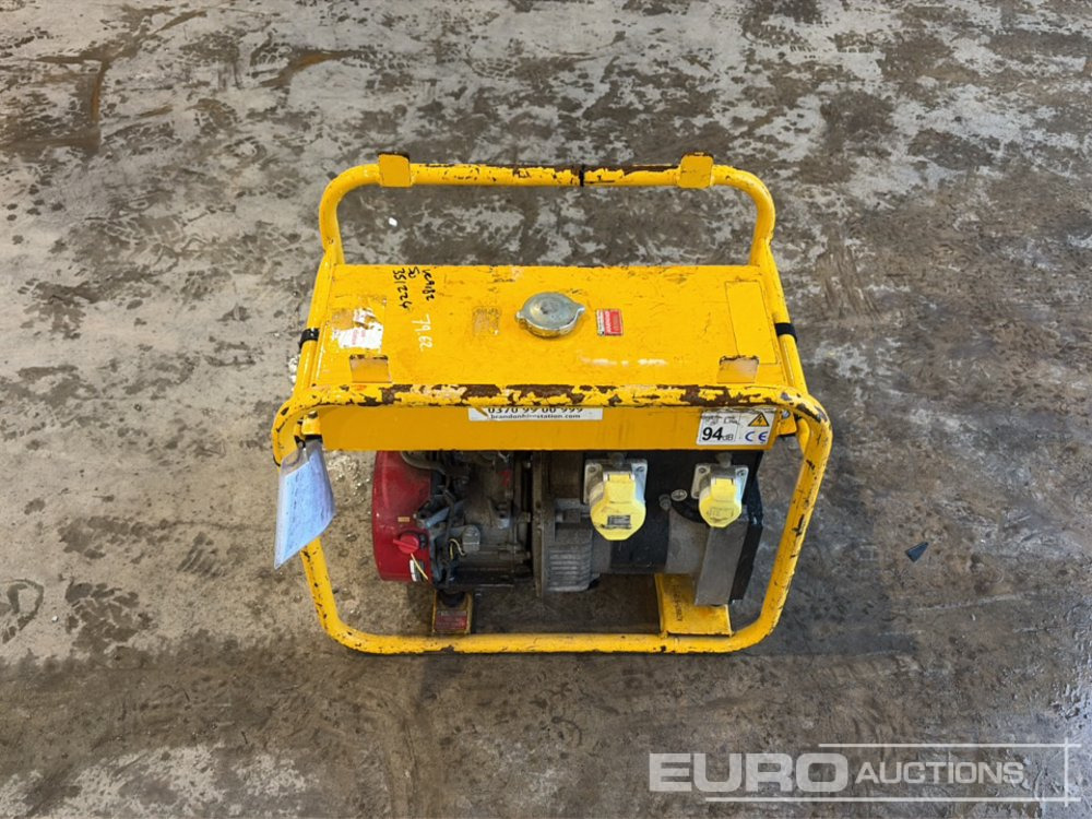 Stephill 3Kva Petrol Generator, Honda Engine (Spares) - Βιομηχανική γεννήτρια: φωτογραφία 2 Stephill 3Kva Petrol Generator, Honda Engine (Spares) - Βιομηχανική γεννήτρια: φωτογραφία 2