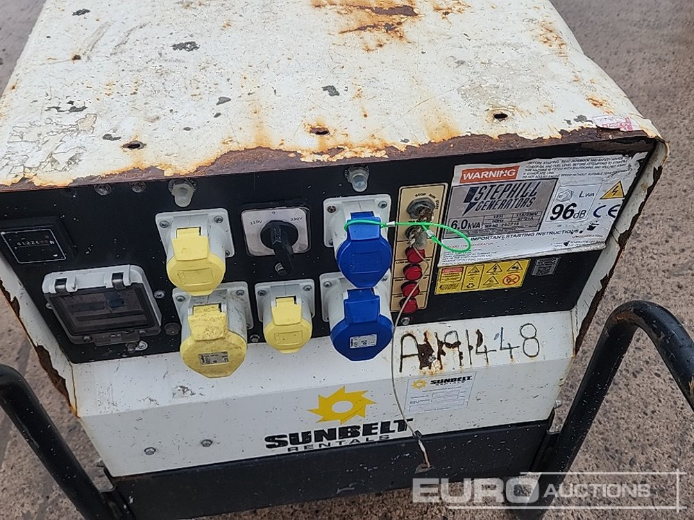 Stephill SSD6000 6Kva Diesel Generator, Yanmar Engine - Βιομηχανική γεννήτρια: φωτογραφία 5 Stephill SSD6000 6Kva Diesel Generator, Yanmar Engine - Βιομηχανική γεννήτρια: φωτογραφία 5