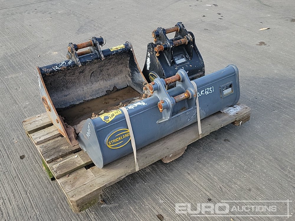 Strickland 36" Ditching, 24", 12" Digging Bucket 30mm Pin to suit Mini Excavator - Κουβάς: φωτογραφία 3 Strickland 36" Ditching, 24", 12" Digging Bucket 30mm Pin to suit Mini Excavator - Κουβάς: φωτογραφία 3