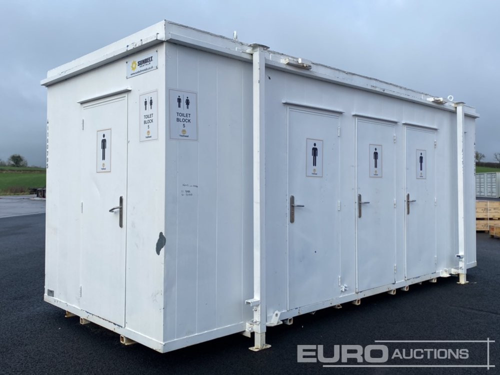 Thurston 20' x 9' Toilet Block (Keys in Office) (Cannot Be Reconsigned) - Εμπορευματοκιβώτιο: φωτογραφία 1 Thurston 20' x 9' Toilet Block (Keys in Office) (Cannot Be Reconsigned) - Εμπορευματοκιβώτιο: φωτογραφία 1