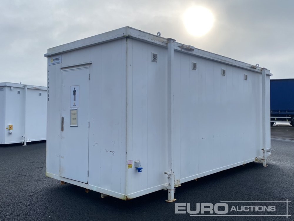 Thurston 20' x 9' Toilet Block (No Keys) (Cannot Be Reconsigned) - Εμπορευματοκιβώτιο: φωτογραφία 4 Thurston 20' x 9' Toilet Block (No Keys) (Cannot Be Reconsigned) - Εμπορευματοκιβώτιο: φωτογραφία 4