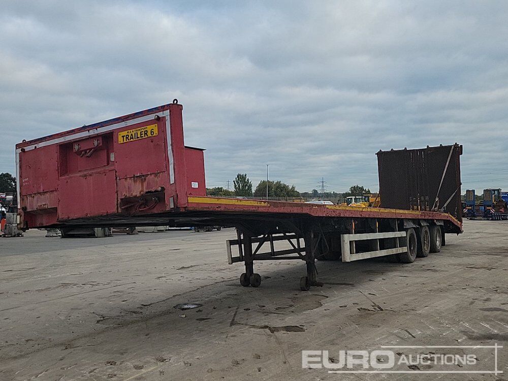 Tri Axle Low Loader Trailer, Winch, Hydraulic Ramp (Rear Axle Dragging) (Cannot Be Reconsigned) - Επικαθήμενο με χαμηλό δάπεδο: φωτογραφία 1 Tri Axle Low Loader Trailer, Winch, Hydraulic Ramp (Rear Axle Dragging) (Cannot Be Reconsigned) - Επικαθήμενο με χαμηλό δάπεδο: φωτογραφία 1