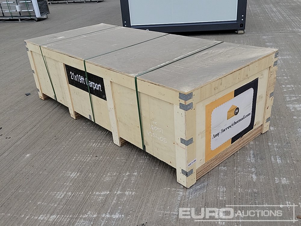 Unused 2025 21' x 19' Portable Metal Shed (Cannot Be Reconsigned) - Εμπορευματοκιβώτιο: φωτογραφία 4 Unused 2025 21' x 19' Portable Metal Shed (Cannot Be Reconsigned) - Εμπορευματοκιβώτιο: φωτογραφία 4