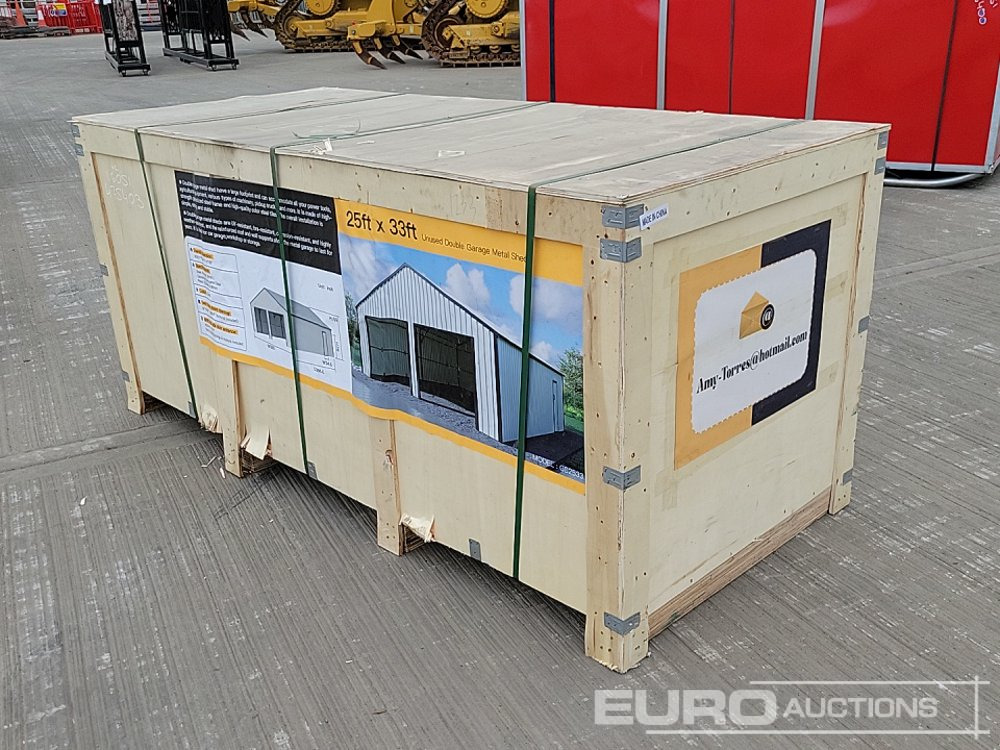 Unused 2025 33' x 22' Portable Metal Shed (Cannot Be Reconsigned) - Εμπορευματοκιβώτιο: φωτογραφία 2 Unused 2025 33' x 22' Portable Metal Shed (Cannot Be Reconsigned) - Εμπορευματοκιβώτιο: φωτογραφία 2