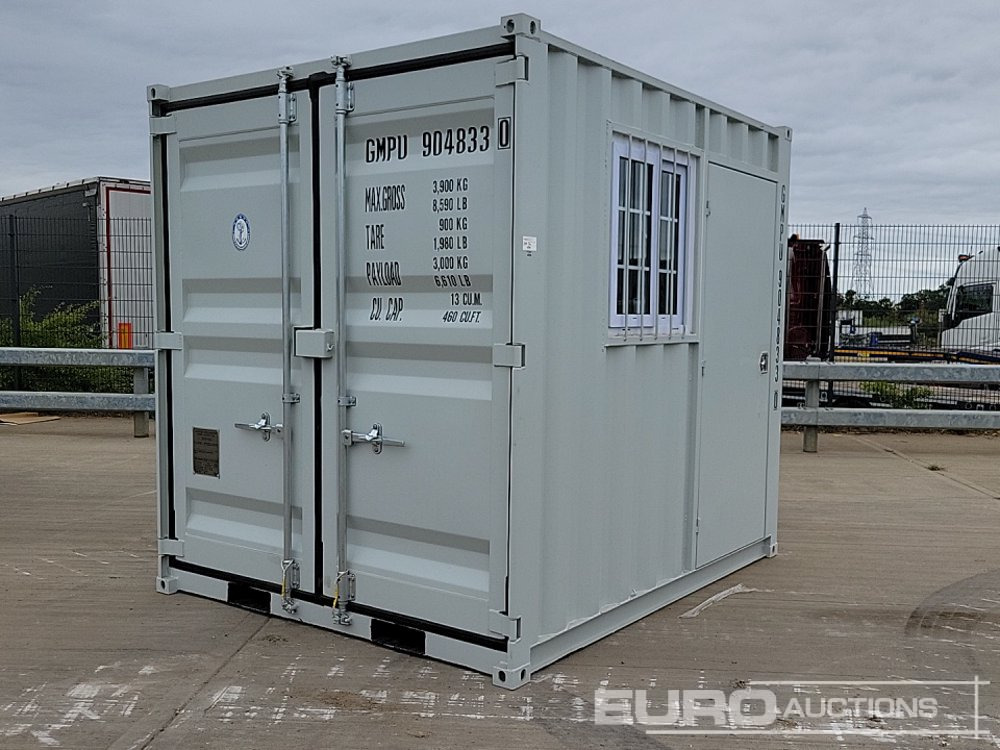 Unused 2025 8' x 6' Container, 1 Door, 1 Window, End Door (Cannot Be Reconsigned) - Εμπορευματοκιβώτιο: φωτογραφία 1 Unused 2025 8' x 6' Container, 1 Door, 1 Window, End Door (Cannot Be Reconsigned) - Εμπορευματοκιβώτιο: φωτογραφία 1