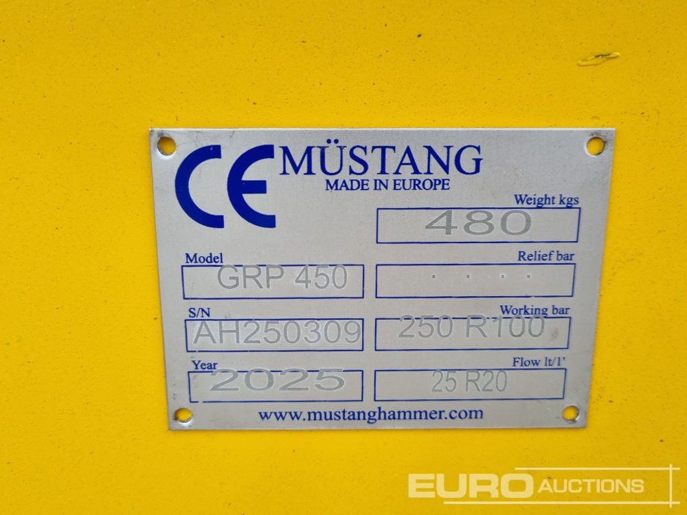 Παρελκόμενα για Εκσκαφέας Unused 2025 Mustang GRP450: φωτογραφία 14