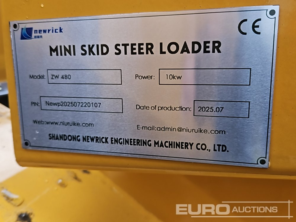 Φορτωτής πλάγιας ολίσθησης Unused 2025 Newrick ZW480: φωτογραφία 33 Φορτωτής πλάγιας ολίσθησης Unused 2025 Newrick ZW480: φωτογραφία 33