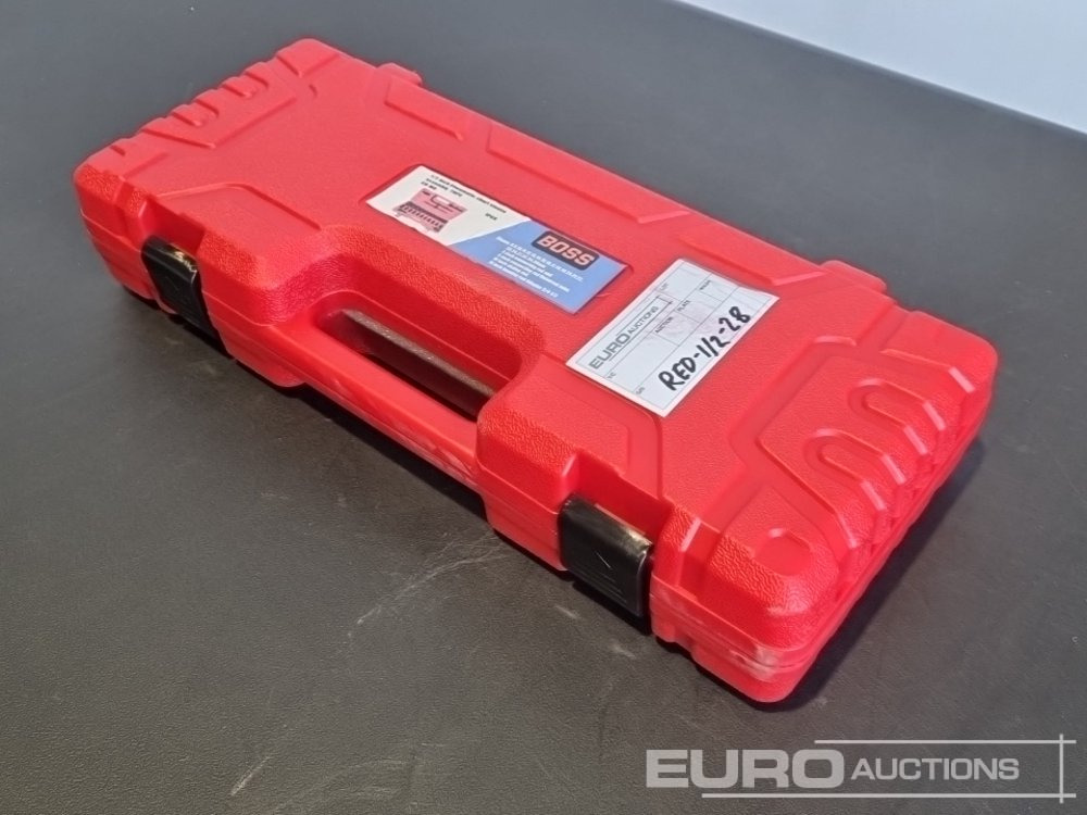 Unused Boss 1/2" 28pc Pneumatic Short Sleeve Socket Set, 3" Connecting Rod, 5" Connecting Rod Universal Joint, 10" Sliding Rod, 10" Bending Rod Adapter 3/4"-1/2" - Εξοπλισμού κατασκευών: φωτογραφία 3 Unused Boss 1/2" 28pc Pneumatic Short Sleeve Socket Set, 3" Connecting Rod, 5" Connecting Rod Universal Joint, 10" Sliding Rod, 10" Bending Rod Adapter 3/4"-1/2" - Εξοπλισμού κατασκευών: φωτογραφία 3