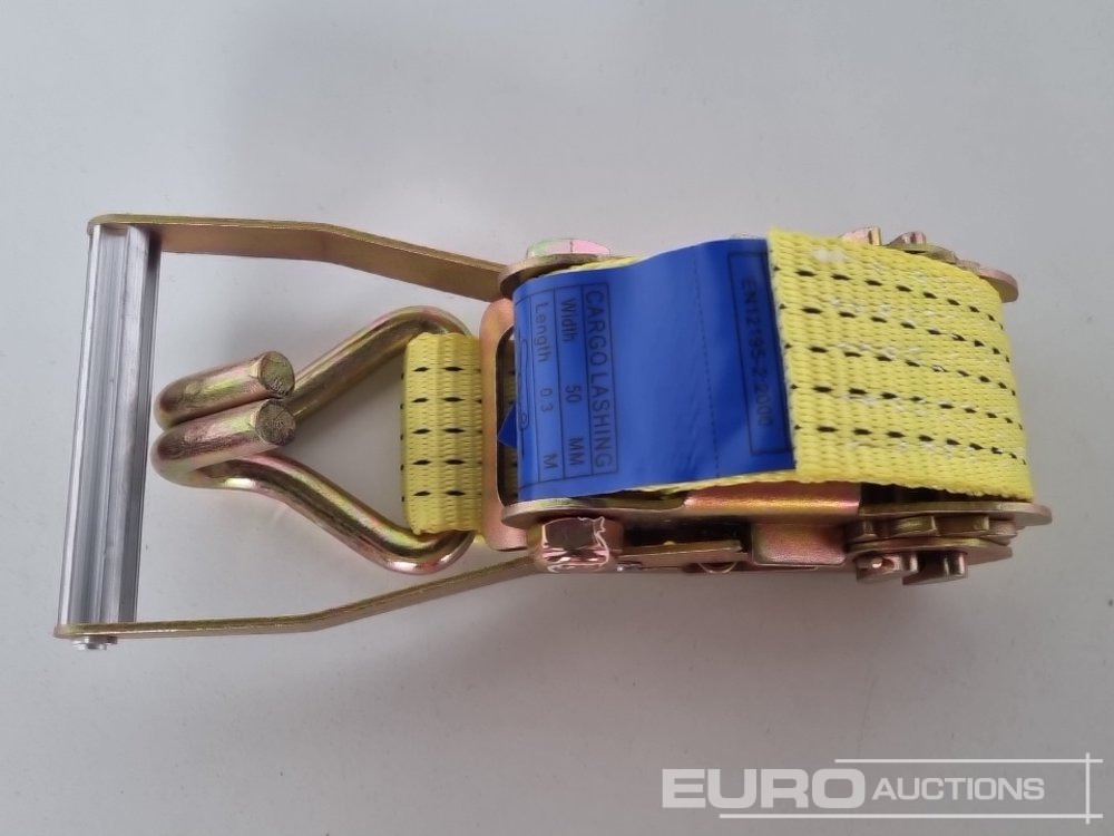 Εξοπλισμού κατασκευών Unused Boss 4M x 50mm 5 Ton Ratchet Straps with Sling (4 of): φωτογραφία 8