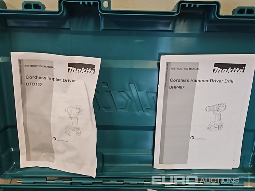 Unused Makita DHP453 18V LXT Combi Dril, Makita DTD152 18V LXT Impact Driver, Battery, Charger, Bit Set - Εξοπλισμός γκαράζ: φωτογραφία 3 Unused Makita DHP453 18V LXT Combi Dril, Makita DTD152 18V LXT Impact Driver, Battery, Charger, Bit Set - Εξοπλισμός γκαράζ: φωτογραφία 3