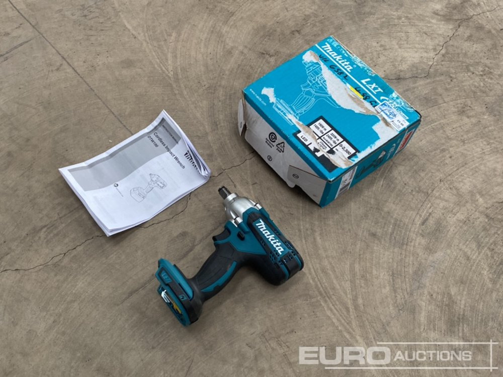Unused Makita DTW190 18V 1/2" Li-Ion LXT Impact Wrench (Body Only) - Εξοπλισμού κατασκευών: φωτογραφία 4 Unused Makita DTW190 18V 1/2" Li-Ion LXT Impact Wrench (Body Only) - Εξοπλισμού κατασκευών: φωτογραφία 4