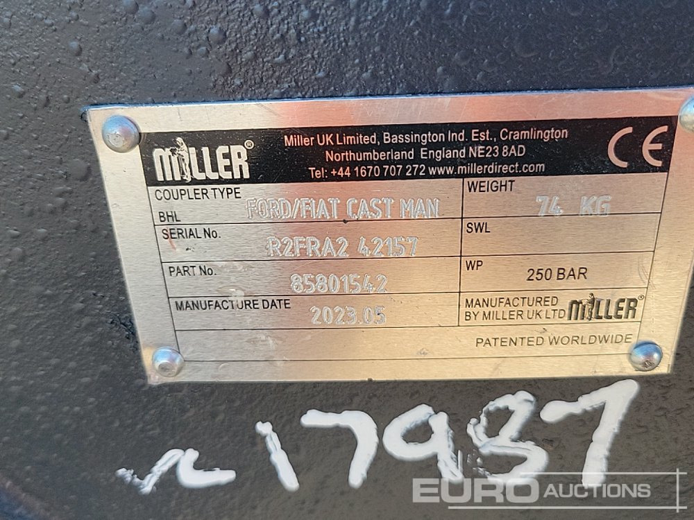 Ταχυσύνδεσμος Unused Miller QH 45mm Pin to suit 4-6 Ton Excavator: φωτογραφία 13 Ταχυσύνδεσμος Unused Miller QH 45mm Pin to suit 4-6 Ton Excavator: φωτογραφία 13