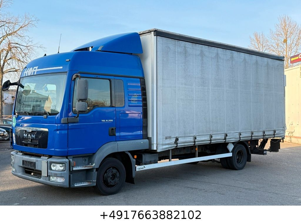 MAN TGL 8.220,NEU MOTOR/LBW/AHK/Schlafkab./6m - Φορτηγό μουσαμάς: φωτογραφία 1 MAN TGL 8.220,NEU MOTOR/LBW/AHK/Schlafkab./6m - Φορτηγό μουσαμάς: φωτογραφία 1