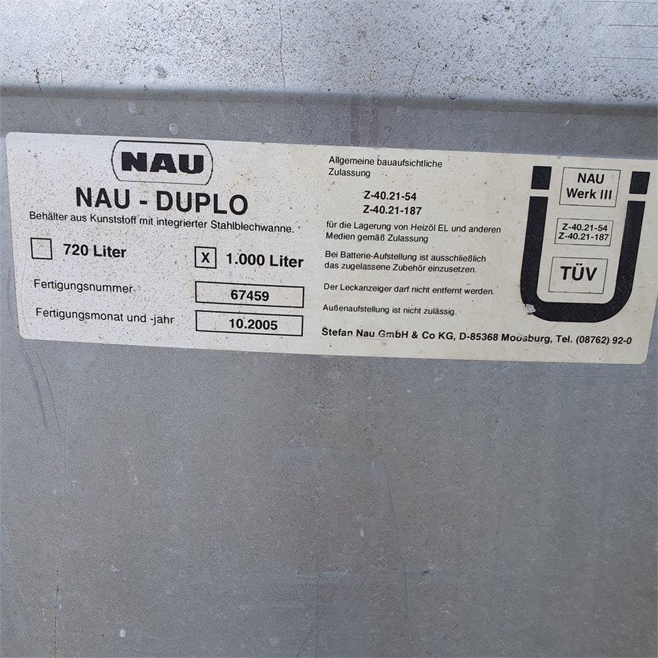 ABC 1000 Liter - Δεξαμενή αποθήκευσης: φωτογραφία 3 ABC 1000 Liter - Δεξαμενή αποθήκευσης: φωτογραφία 3