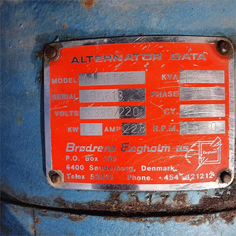 Lister 3 cyl. - Βιομηχανική γεννήτρια: φωτογραφία 3 Lister 3 cyl. - Βιομηχανική γεννήτρια: φωτογραφία 3