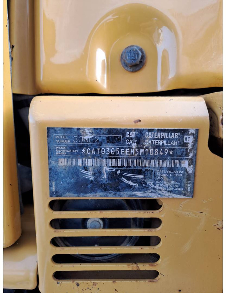 CAT 305E2 - Ερπυστριοφόρος εκσκαφέας: φωτογραφία 5 CAT 305E2 - Ερπυστριοφόρος εκσκαφέας: φωτογραφία 5