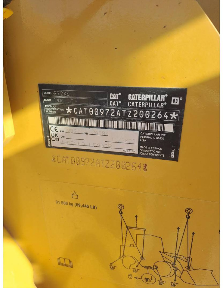 Ελαστιχοφόρος φορτωτής CAT 972 XE: φωτογραφία 6