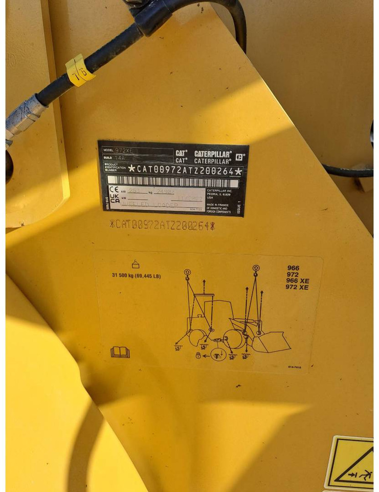 Ελαστιχοφόρος φορτωτής CAT 972 XE: φωτογραφία 12