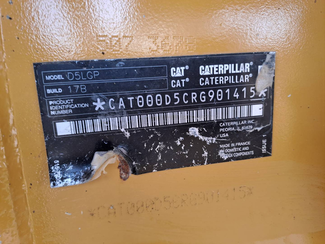 Μπουλντόζα CAT D5: φωτογραφία 12