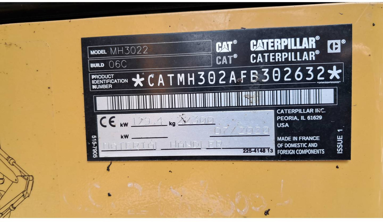 Μίσθωση CAT MH3022-1 CAT MH3022-1: φωτογραφία 6