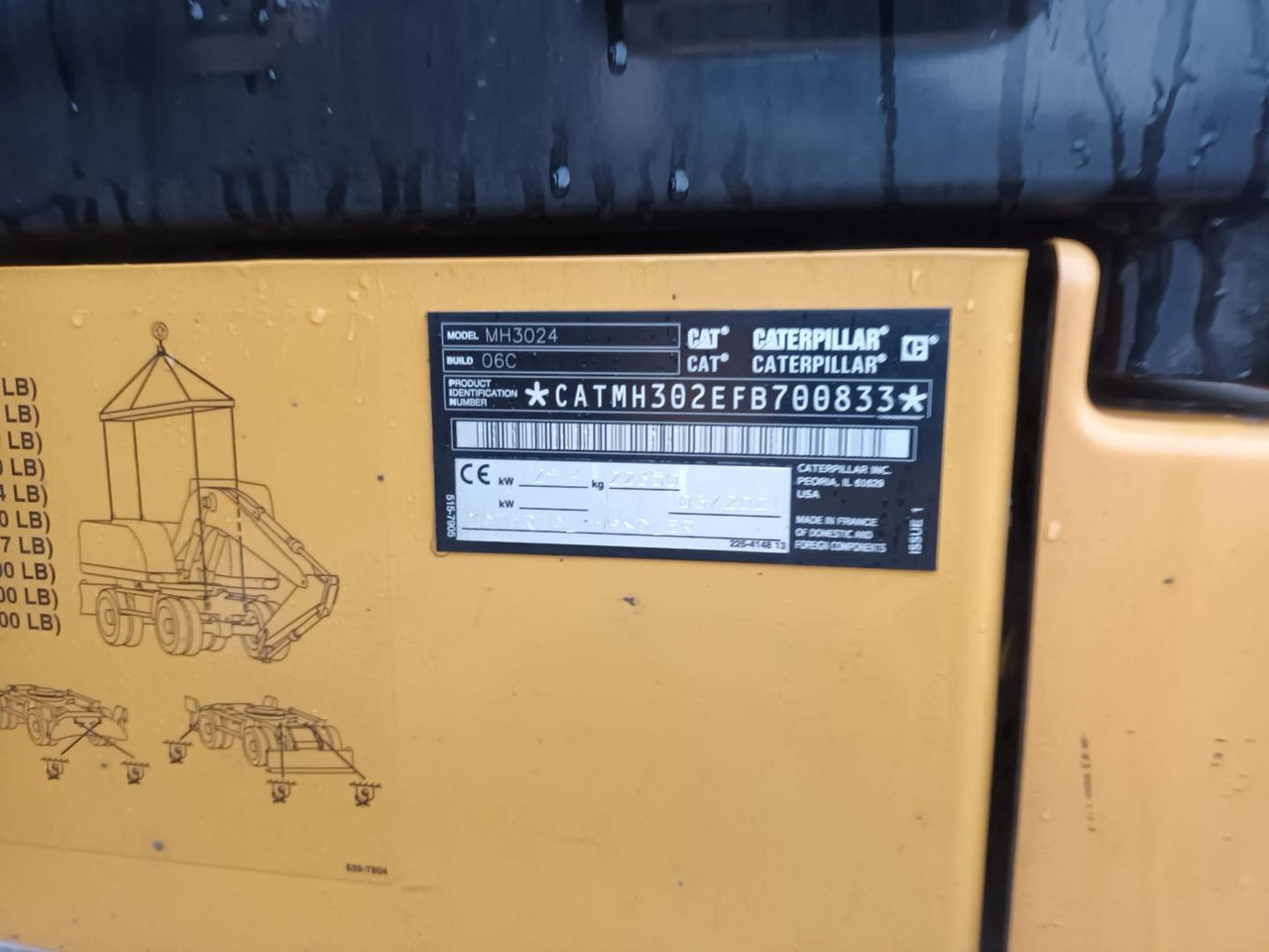 Τροχοφόρος εκσκαφέας CAT MH3024-1: φωτογραφία 10