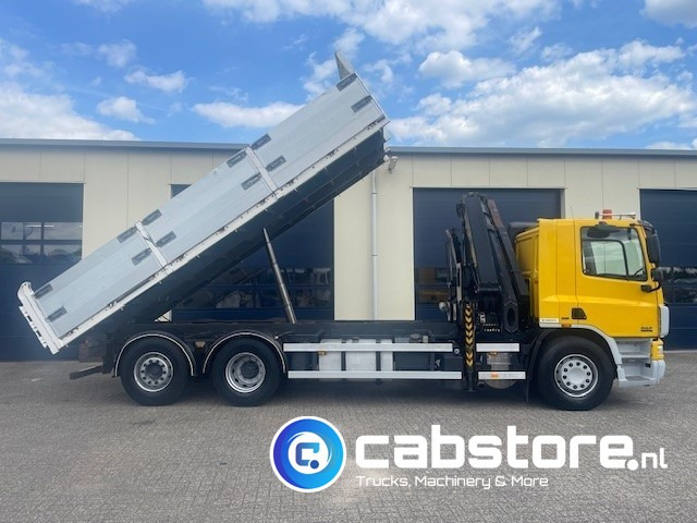 DAF CF 75.310 FAN 6x2 Euro 5 - MANUAL - Bouwjaar 2008 - Kipper - Palfinger PK 15002 Performance - Km 550.899 - Good condition! - Φορτηγό με γερανό: φωτογραφία 4 DAF CF 75.310 FAN 6x2 Euro 5 - MANUAL - Bouwjaar 2008 - Kipper - Palfinger PK 15002 Performance - Km 550.899 - Good condition! - Φορτηγό με γερανό: φωτογραφία 4