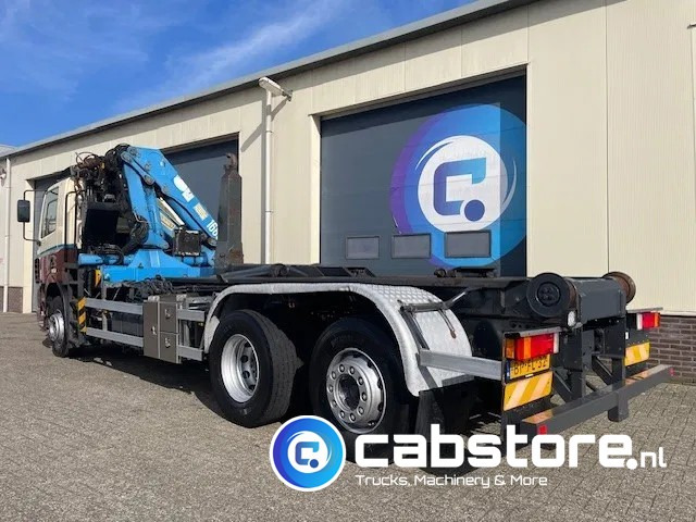 DAF CF 85.340 6X2 Euro 3 - Haakarm containersystem - Hooklift - Abrollkipper - Year 2004 - HMF 1680-K2 Crane - Grua - Ladekran - Autolaadkraan - Φορτηγό φόρτωσης γάντζου, Φορτηγό με γερανό: φωτογραφία 2 DAF CF 85.340 6X2 Euro 3 - Haakarm containersystem - Hooklift - Abrollkipper - Year 2004 - HMF 1680-K2 Crane - Grua - Ladekran - Autolaadkraan - Φορτηγό φόρτωσης γάντζου, Φορτηγό με γερανό: φωτογραφία 2