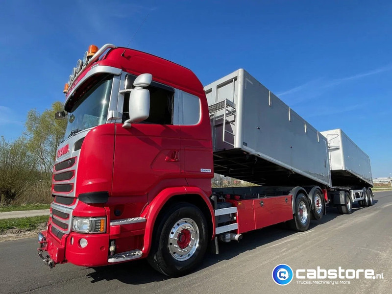 Scania LB6X2*4HNB Euro 6 - Year 2016 - RETARDER - ALUMINIUM kipper + FLOOR kipper aanhangwagen - Good Condition !! - Φορτηγό βυτιοφόρο: φωτογραφία 2 Scania LB6X2*4HNB Euro 6 - Year 2016 - RETARDER - ALUMINIUM kipper + FLOOR kipper aanhangwagen - Good Condition !! - Φορτηγό βυτιοφόρο: φωτογραφία 2