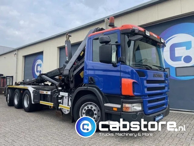 Φορτηγό με γερανό Scania P380 LB 8x4*4 HNA Euro 5 - HIAB 211 E-3 Hipro Crane with remote control + Multilift  XR26S61 Hooklift - Year 2009 - Km 336.501 !! - Good condition: φωτογραφία 6