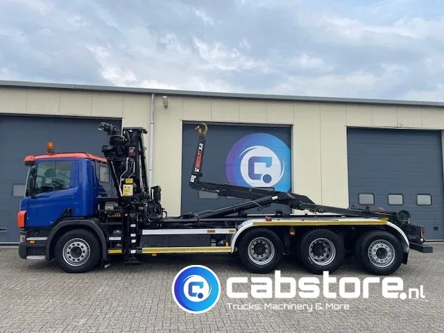 Φορτηγό με γερανό Scania P380 LB 8x4*4 HNA Euro 5 - HIAB 211 E-3 Hipro Crane with remote control + Multilift  XR26S61 Hooklift - Year 2009 - Km 336.501 !! - Good condition: φωτογραφία 10